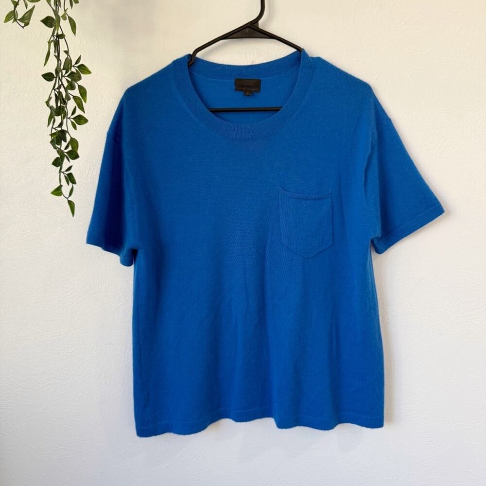 J. Crew Cashmere Short Sleeve Sweater Sz M